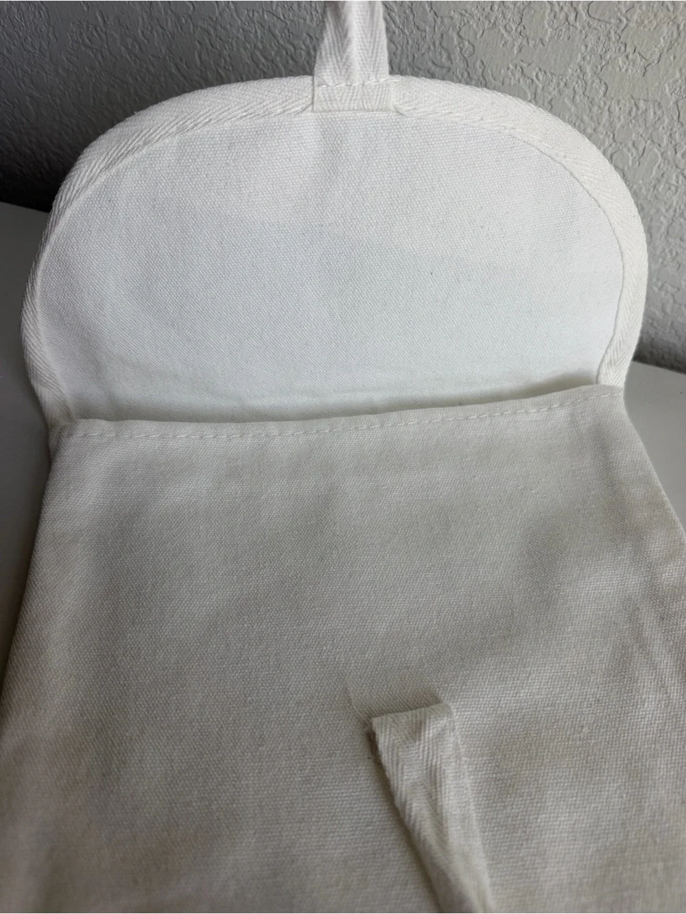 Cozy Earth Cream Canvas Organizer Bag / Pouch